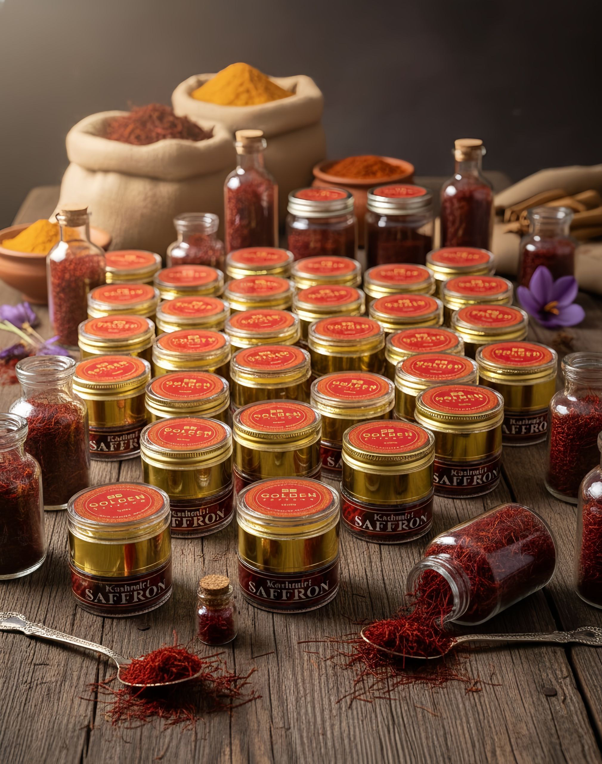 ES Saffron Jars